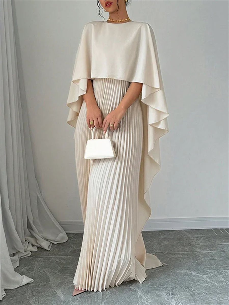 Ensemble élégant robe et châle pour femme